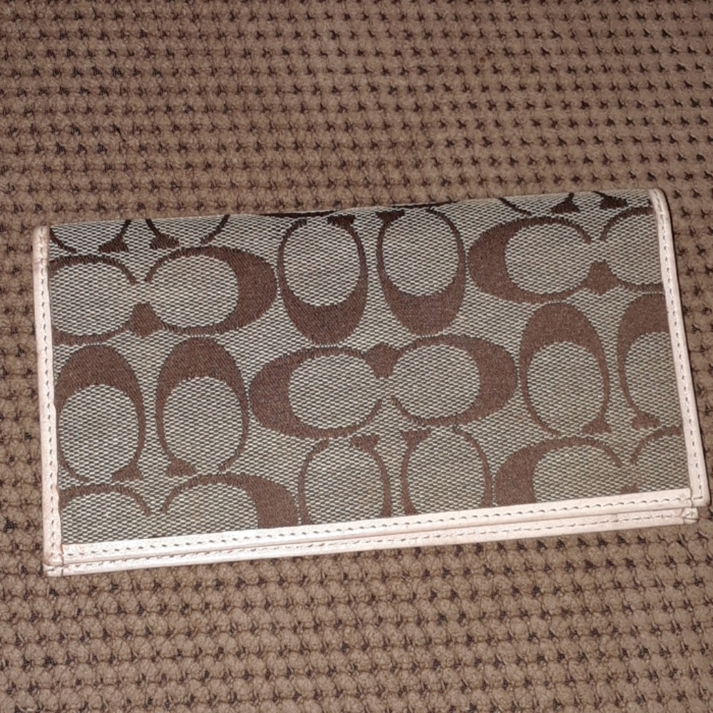 Coach Checkbook Holder
